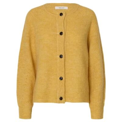 16074481-4900304 SELECTED WOMEN Damskie szorty Slflulu LS Knit Noos Krótki Kardigan Ocre, S, Ochra, S 16074481-4900304 SELECTED WOMEN Damskie szorty Slflulu LS Knit Noos Krótki Kardigan Ocre, S, Ochra, S