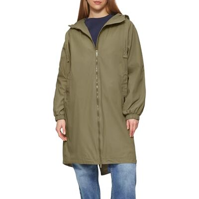 2167004 QS Prosta parka z bawełny, oliwkowo-zielony, S 2167004 QS Prosta parka z bawełny, oliwkowo-zielony, S