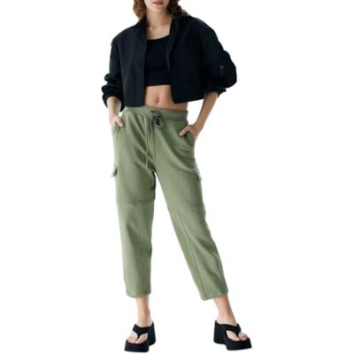 83255-6089-412 LTB Jeans Posama damskie spodnie cargo, zielony, S 83255-6089-412 LTB Jeans Posama damskie spodnie cargo, zielony, S