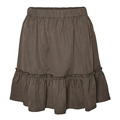 10258931 VERO MODA Spódnica damska peplum, Beluga, XS 10258931 VERO MODA Spódnica damska peplum, Beluga, XS