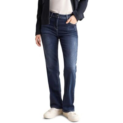 B378530 CECIL Damen Bootcut Jeans, Mid Blue Wash, 26W / 32L EU B378530 CECIL Damen Bootcut Jeans, Mid Blue Wash, 26W / 32L EU