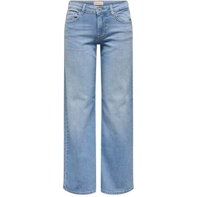15358455-4864655 ONLY Onljudy-O Lw Wide Leg DNM Tai433 Noos, jasnoniebieski (light blue denim), XS 15358455-4864655 ONLY Onljudy-O Lw Wide Leg DNM Tai433 Noos, jasnoniebieski (light blue denim), XS