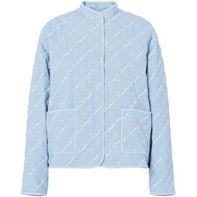 17162301-4928323 PIECES Pcrikke Quilted Jacket Noos, Cashmere Blue, L 17162301-4928323 PIECES Pcrikke Quilted Jacket Noos, Cashmere Blue, L