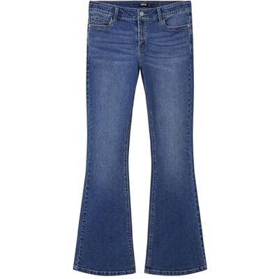 13225785-4593932 NAME IT Nlftarianne DNM Nw Bootcut Pant Noos spodnie jeansowe dla dziewcząt, niebieski (medium blue denim), 170 13225785-4593932 NAME IT Nlftarianne DNM Nw Bootcut Pant Noos spodnie jeansowe dla dziewcząt, niebieski (medium blue denim), 170