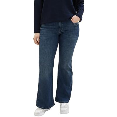 1038337 TOM TAILOR Damskie dżinsy Kate Narrow Bootcut, 10113-clean Mid Stone Blue Denim, 26W / 32L 1038337 TOM TAILOR Damskie dżinsy Kate Narrow Bootcut, 10113-clean Mid Stone Blue Denim, 26W / 32L
