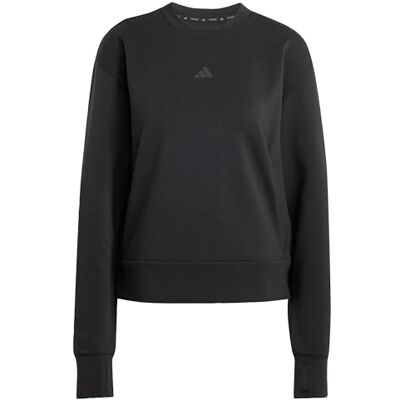 JP2655 adidas Kobiety D4T Workout Warm Up Crew Neck Sweatshirt, black, M JP2655 adidas Kobiety D4T Workout Warm Up Crew Neck Sweatshirt, black, M