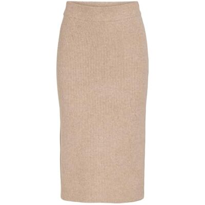 14098981-4610139 Vikachel Knit Pencil Skirt, Naturalny melanż, XS 14098981-4610139 Vikachel Knit Pencil Skirt, Naturalny melanż, XS