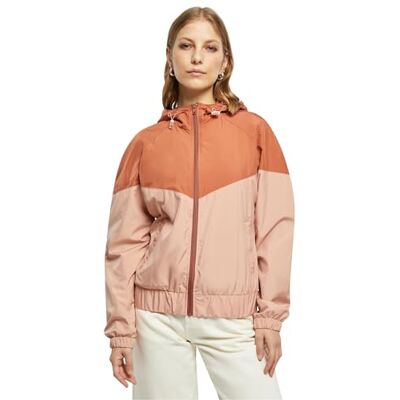 TB3638 Urban Classics Ladies Arrow Windbreaker, Kurtka damska, Terakota/bursztyn, Terakota/bursztyn, M TB3638 Urban Classics Ladies Arrow Windbreaker, Kurtka damska, Terakota/bursztyn, Terakota/bursztyn, M
