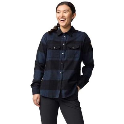 F90835 FJÄLLRÄVEN Damska koszulka Kanada W Sweter, granatowy (Navy)/czarny, XXS F90835 FJÄLLRÄVEN Damska koszulka Kanada W Sweter, granatowy (Navy)/czarny, XXS