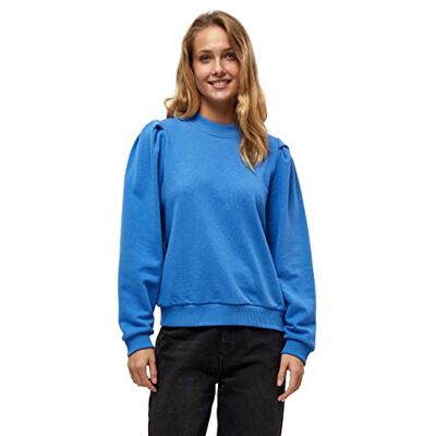 MI4308 Minus Women's Mika Long Sleeve Sweat Sweatshirt Palace Blue, M MI4308 Minus Women's Mika Long Sleeve Sweat Sweatshirt Palace Blue, M