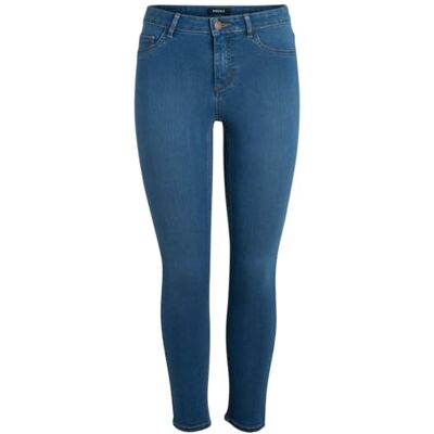 17081299-Medium Blue Denim PIECES Damskie dżinsy skinny 17081299-Medium Blue Denim PIECES Damskie dżinsy skinny