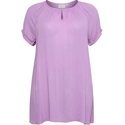 10580097 Kaffe Curve Kcami SS Tunic Koszula damska, Lupine, 48/du?y rozmiar 10580097 Kaffe Curve Kcami SS Tunic Koszula damska, Lupine, 48/du?y rozmiar