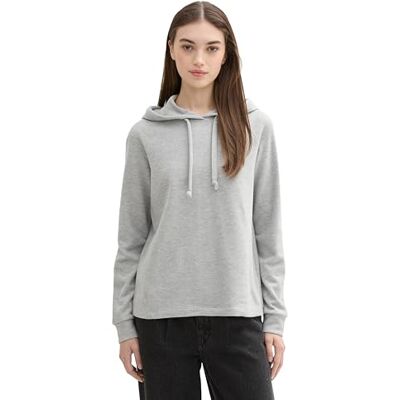 1042827 TOM TAILOR Denim Bluza damska, 10658 Cement Grey Mélange, XS 1042827 TOM TAILOR Denim Bluza damska, 10658 Cement Grey Mélange, XS