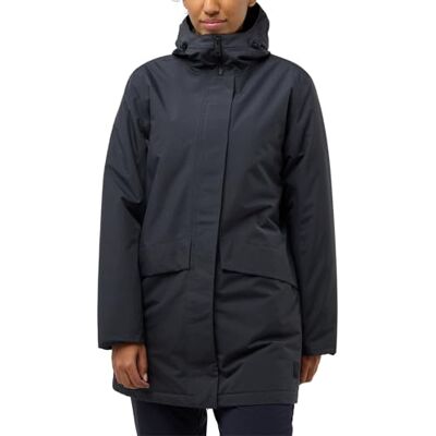 A60202_6350 Jack Wolfskin Płaszcz damski Tempelhof W Coat, Phantom, L A60202_6350 Jack Wolfskin Płaszcz damski Tempelhof W Coat, Phantom, L