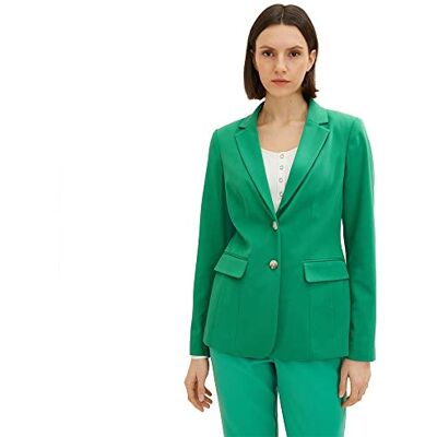 1035882 TOM TAILOR Damski Marynarka , 31032 Vivid Leaf Green, 36 1035882 TOM TAILOR Damski Marynarka , 31032 Vivid Leaf Green, 36