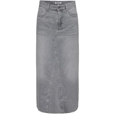 15334364-4635939 ONLY ONLOLIVIA damska spódnica dżinsowa, Jasnoszary denim, S 15334364-4635939 ONLY ONLOLIVIA damska spódnica dżinsowa, Jasnoszary denim, S