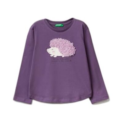3I1XG10K8 United Colors of Benetton Koszulka M/L, Fioletowy, 3 anni 3I1XG10K8 United Colors of Benetton Koszulka M/L, Fioletowy, 3 anni