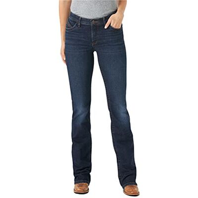 WRW60CM Wrangler damskie jeansy Willow Performance Waist ze średnim stanem i wycięciem typu bootcut, 11-32 WRW60CM Wrangler damskie jeansy Willow Performance Waist ze średnim stanem i wycięciem typu bootcut, 11-32