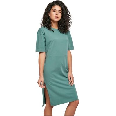 TB4091 Urban Classics Damska sukienka z bawełny organicznej Oversized Slit Tee Dress, Ladies T-Shirt sukienka dla kobiet z rozcięciem w 3 kolorach, rozmiary XS 5XL, Paleleaf, 4XL TB4091 Urban Classics Damska sukienka z bawełny organicznej Oversized Slit Tee Dress, Ladies T-Shirt sukienka dla kobiet z rozcięciem w 3 kolorach, rozmiary XS 5XL, Paleleaf, 4XL