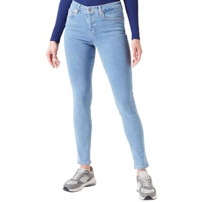 DW0DW16011 Tommy Jeans Damskie dżinsy skinny fit, Dżinsowa średnia, 34W / 32L DW0DW16011 Tommy Jeans Damskie dżinsy skinny fit, Dżinsowa średnia, 34W / 32L