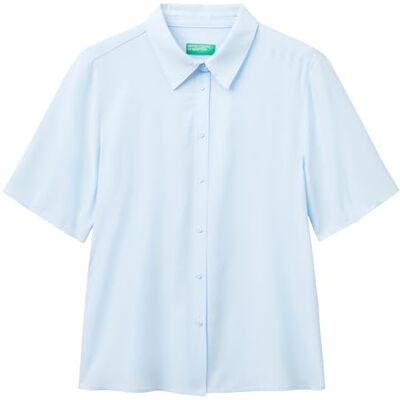 5WPWDQ0B1 United Colors of Benetton Koszula, Niebieska, M 5WPWDQ0B1 United Colors of Benetton Koszula, Niebieska, M