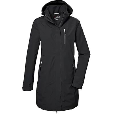 42918-000 killtec Kobiety Funkcjonalna parka/parka z odpinanym kapturem KOS 30 WMN PRK, schwarz, 46, 42918-000 killtec Kobiety Funkcjonalna parka/parka z odpinanym kapturem KOS 30 WMN PRK, schwarz, 46,