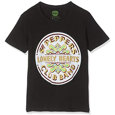 BTTRTS01LB-Black T-Shirt # L Black Femmina # Sgt Pepper BTTRTS01LB-Black T-Shirt # L Black Femmina # Sgt Pepper