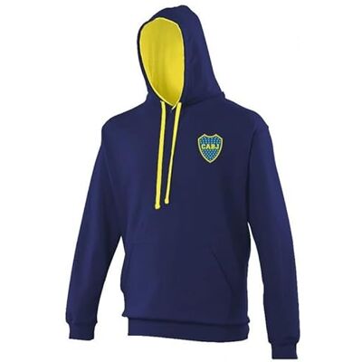 5060672800143_Marine_XXL Boca Juniors bluza z kapturem, uniseks niebieski morski XX-L 5060672800143_Marine_XXL Boca Juniors bluza z kapturem, uniseks niebieski morski XX-L