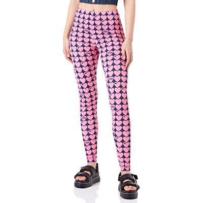 W 1 579 00 E 2410 Love Moschino Legginsy Damskie Spodnie Casual, Blue Fuchsia, M W 1 579 00 E 2410 Love Moschino Legginsy Damskie Spodnie Casual, Blue Fuchsia, M