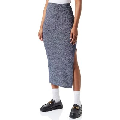 TWOAW24ET00036 Trendyol Damska spódnica prosta spódnica midi, antracytowy, XL TWOAW24ET00036 Trendyol Damska spódnica prosta spódnica midi, antracytowy, XL