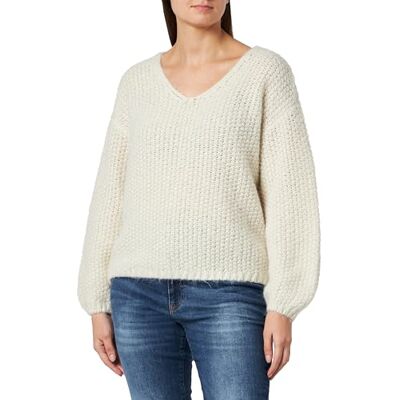 10290699 Bestseller A/S Damski sweter VMERIN Structure LS V-NK GA Boo, brzoza, XS, Birch, XS 10290699 Bestseller A/S Damski sweter VMERIN Structure LS V-NK GA Boo, brzoza, XS, Birch, XS