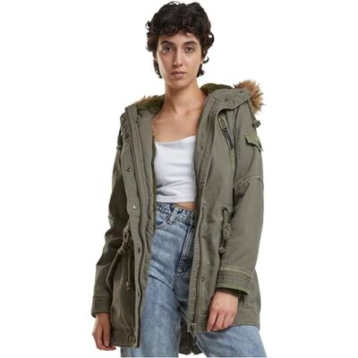 33122 Brandit Women Emma Winter Parka, kolor: oliwkowy, rozmiar: M, oliwkowy, M 33122 Brandit Women Emma Winter Parka, kolor: oliwkowy, rozmiar: M, oliwkowy, M