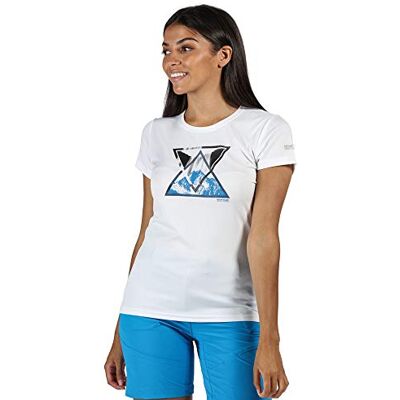 RWT204 90012L Regatta Damskie Fingal V' szybkoschnące aktywne krótki rękaw z nadrukiem graficznym T-shirty/Polo/kamizelki RWT204 90012L Regatta Damskie Fingal V' szybkoschnące aktywne krótki rękaw z nadrukiem graficznym T-shirty/Polo/kamizelki