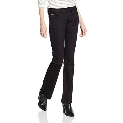 DW0DW01609-911 Tommy Jeans Damskie dżinsy Boot-Cut, Czarny (Dana Black Stretch 911), 30W / 30L DW0DW01609-911 Tommy Jeans Damskie dżinsy Boot-Cut, Czarny (Dana Black Stretch 911), 30W / 30L