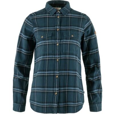 F86999-113-196 FJALLRAVEN 86999-534-555 Övik Heavy Flannel Shirt W damska koszulka indygo ciemnoniebieska granatowa, rozmiar XXS, Indigo Blue-dark Navy, XXS F86999-113-196 FJALLRAVEN 86999-534-555 Övik Heavy Flannel Shirt W damska koszulka indygo ciemnoniebieska granatowa, rozmiar XXS, Indigo Blue-dark Navy, XXS