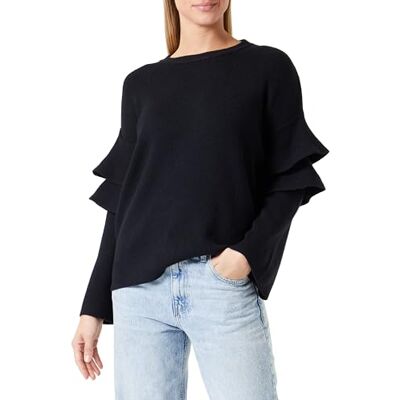 258332 usha WHITE LABEL Sweter damski 25829286, czarny, XS/S, czarny, XS-S 258332 usha WHITE LABEL Sweter damski 25829286, czarny, XS/S, czarny, XS-S