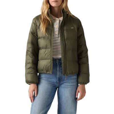 5401187386119 Levi's Women's Willa Down Packable Jacket, Color Ivy Green, rozmiar XS, zielony (Ivy Green), XS 5401187386119 Levi's Women's Willa Down Packable Jacket, Color Ivy Green, rozmiar XS, zielony (Ivy Green), XS