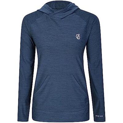 D2WMTP3A0002M7D022 Dare2b Damska bluza z kapturem Sprint City, Moonlight Denim Marl, 50 D2WMTP3A0002M7D022 Dare2b Damska bluza z kapturem Sprint City, Moonlight Denim Marl, 50