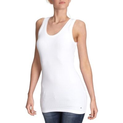 JENNY TANK TOP_1M80240631 Tommy Hilfiger Damski top, , biały (100_classic white), 44 JENNY TANK TOP_1M80240631 Tommy Hilfiger Damski top, , biały (100_classic white), 44