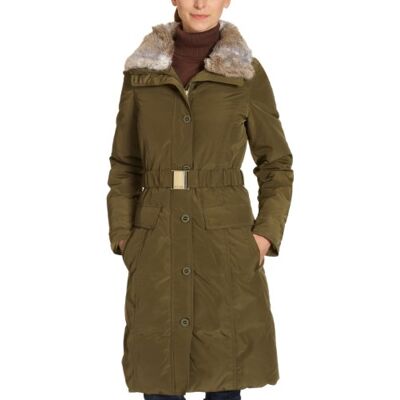 1M87602883 / NEBRASKA LONG COAT Tommy Hilfiger Damski długi płaszcz , zielony (oliwkowy hampton), 40 1M87602883 / NEBRASKA LONG COAT Tommy Hilfiger Damski długi płaszcz , zielony (oliwkowy hampton), 40