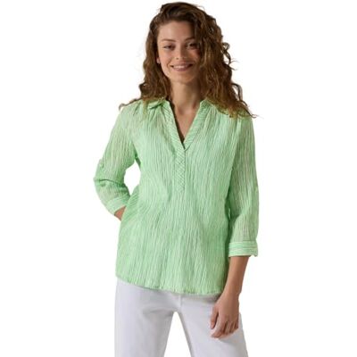 B345549 Cecil Damska bluzka w paski z kory, Iced Neon Green, XS B345549 Cecil Damska bluzka w paski z kory, Iced Neon Green, XS