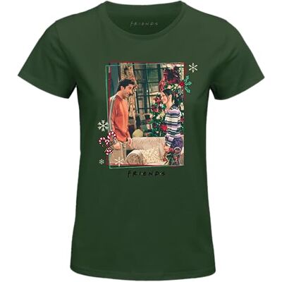 WOFRIENTS073 bawełniany t-shirt dywizji damski, Vert, XXL WOFRIENTS073 bawełniany t-shirt dywizji damski, Vert, XXL