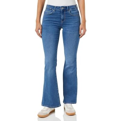15309845 ONLY Onlreese Reg Retro Flared DNM Box Jeans, Light Medium Blue Denim, 31W / 32L 15309845 ONLY Onlreese Reg Retro Flared DNM Box Jeans, Light Medium Blue Denim, 31W / 32L