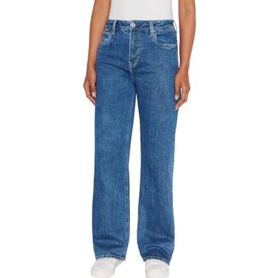 PL204699HU7 Pepe Jeans Damskie luźne dżinsy Uhw, niebieskie (Denim-HU7), 34W / 32L, Niebieski (Denim-hu7), 34W / 32L PL204699HU7 Pepe Jeans Damskie luźne dżinsy Uhw, niebieskie (Denim-HU7), 34W / 32L, Niebieski (Denim-hu7), 34W / 32L