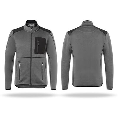 1443 6339-9799-XXL Paul H. Kübler Bekleidungswerk Kardigan, antracytowy/czarny, XXL 1443 6339-9799-XXL Paul H. Kübler Bekleidungswerk Kardigan, antracytowy/czarny, XXL
