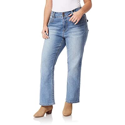 WSM08234P-A834-22 WallFlower Damskie dżinsy Luscious Curvy Bootcut Mid Rise Insta Stretch Juniors (Standard und Plus), Cyprys, 50 duże rozmiary krótki WSM08234P-A834-22 WallFlower Damskie dżinsy Luscious Curvy Bootcut Mid Rise Insta Stretch Juniors (Standard und Plus), Cyprys, 50 duże rozmiary krótki