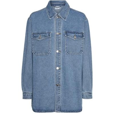 10306835 VMNAYA koszula dżinsowa oversized Mix, niebieski (medium blue denim), XS 10306835 VMNAYA koszula dżinsowa oversized Mix, niebieski (medium blue denim), XS