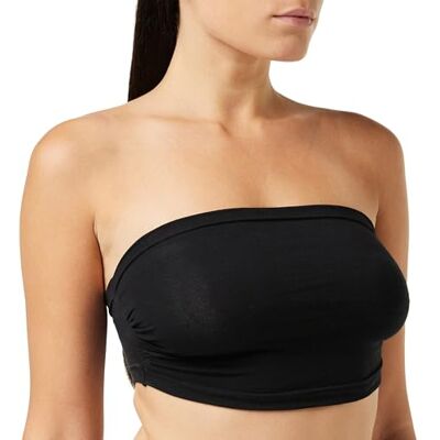 BY017-00007-0054 Build Your Brand Damski Ladies Bandeau Base Layer, czarny, XL BY017-00007-0054 Build Your Brand Damski Ladies Bandeau Base Layer, czarny, XL