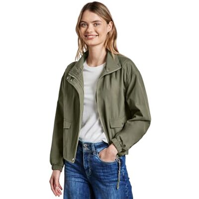A212367 STREET ONE Damska krótka kurtka ze stójką, Summer khaki, 44, Summer khaki, 44 A212367 STREET ONE Damska krótka kurtka ze stójką, Summer khaki, 44, Summer khaki, 44