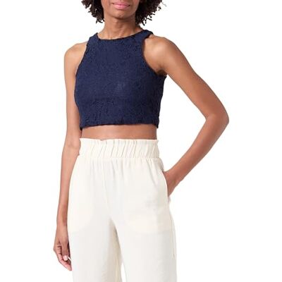 10306211 VERO MODA Vmmila Sl Crop JRS Ce Ga Top damski, granatowy blezer, L 10306211 VERO MODA Vmmila Sl Crop JRS Ce Ga Top damski, granatowy blezer, L
